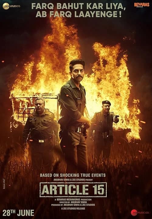 Article 15 film posteri