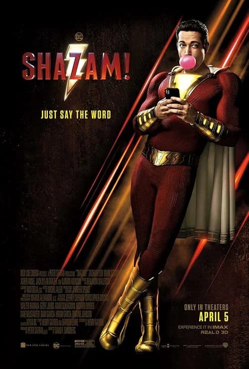 Shazam! film posteri